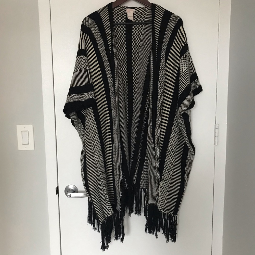 Striped Free People Kimono